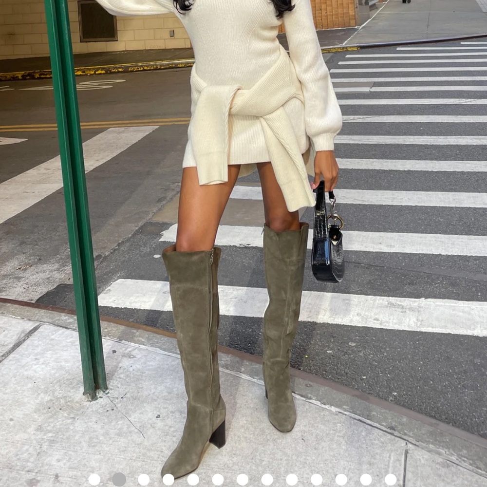 Dolce Vita SURY BOOTS ARMY SUEDE - Picture 1 of 7